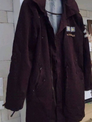 Staff Jeans and Co Men's Long Jacket Used Brown