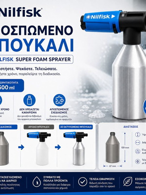 Replacement Bottle for Nilfisk Super Foam Sprayer 500 ml new