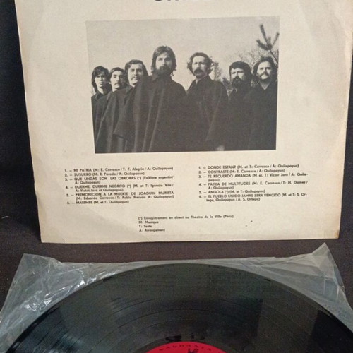 Quilapayun Chile LP like new
