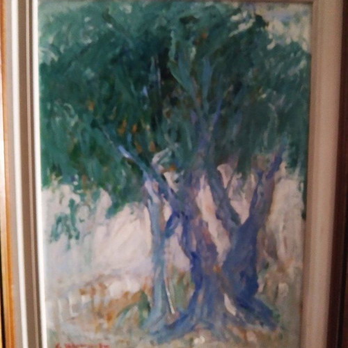 Oil painting by G. Iliopoulos like new, signed, 46x56 cm