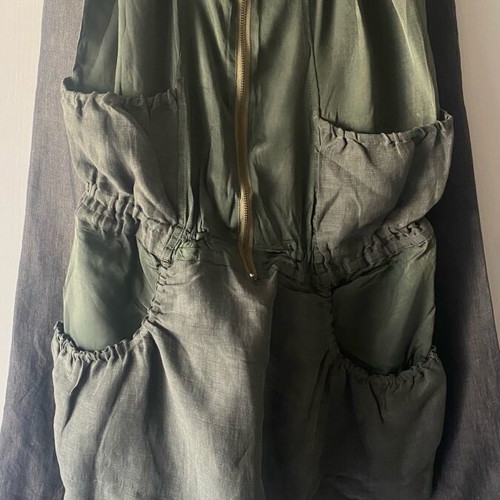 Daniele Alessandrini women's top XL like new, olive grey