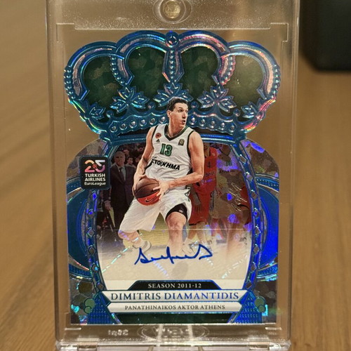 Dimitris Diamantidis Panini Crown Royale Euroleague 1/1 Card new