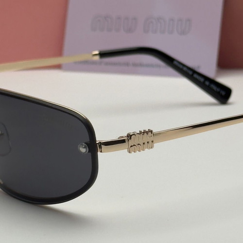 Miu Miu Black Limited Edition Sunglasses new, metal frame, UV400