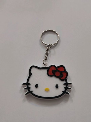Hello Kitty 3D Printed Keychain new