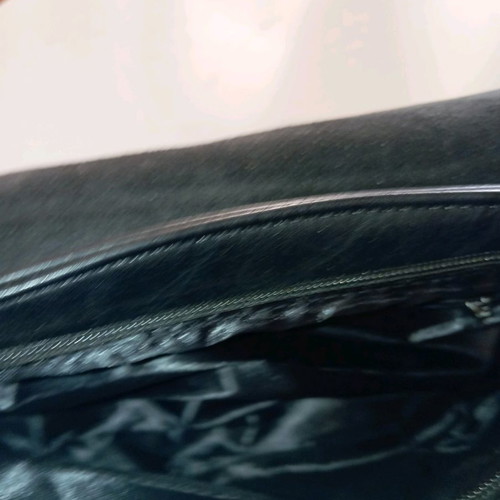 Shoulder bag used, soft leatherette, no damage