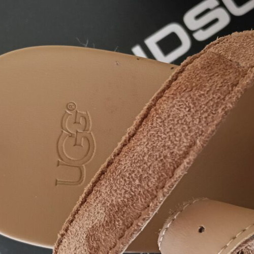 Ugg leather platform sandals new, size 38, beige