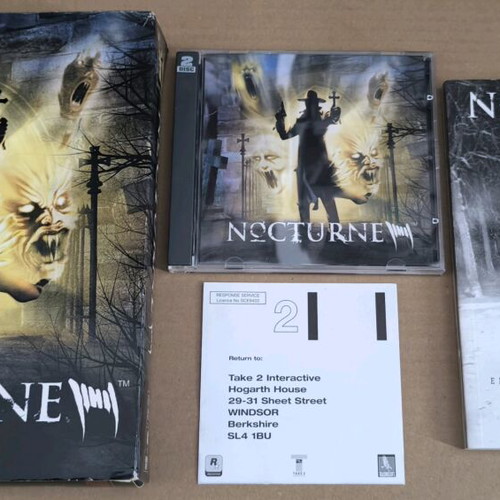 Nocturne (Take 2) PC CD-ROM like new, Big Box