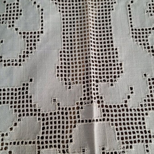 Tablecloth Lefkadian filet azur embroidery 170×220 new
