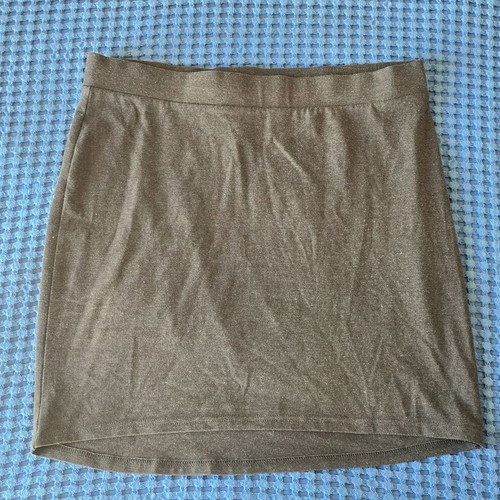 H&M Basic skirt, size Large, gray