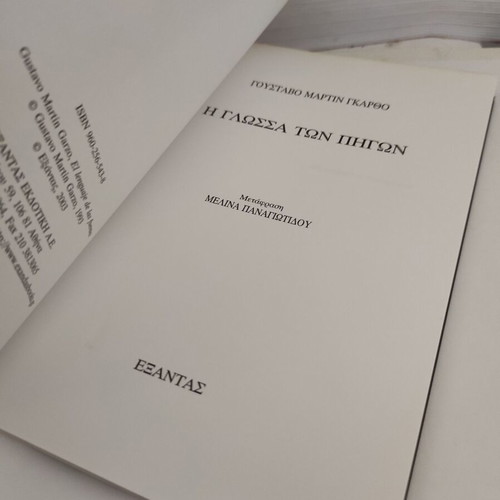 The Language of the Sources book like new by Gustavo Martin Garzo