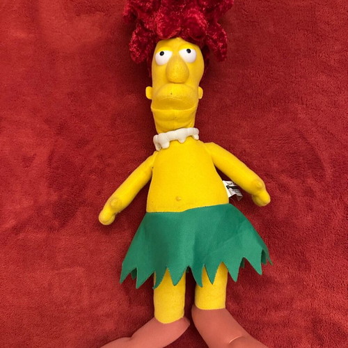 Sideshow Bob plush from The Simpsons like new, 45cm