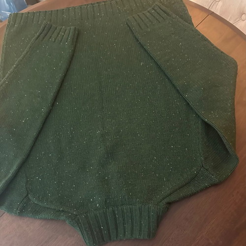 Nautica Since 1983 XL men's thick knitted sweater, cypress green