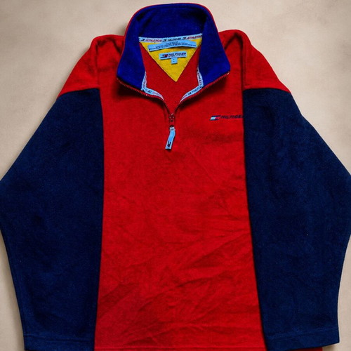 Tommy Hilfiger Athletics vintage colorblock fleece, size L