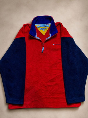 Tommy Hilfiger Athletics vintage colorblock fleece, size L