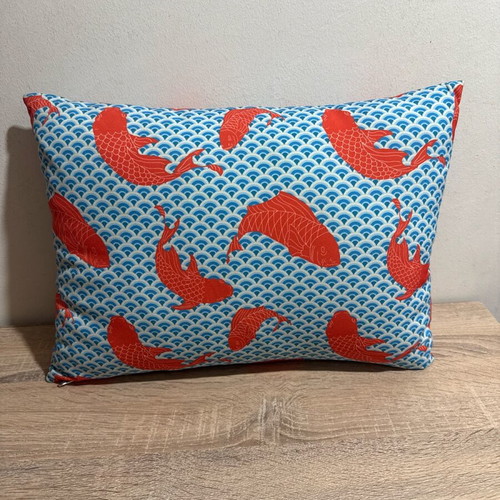 Pillow used with fish pattern 30x40cm