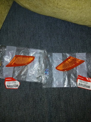 Honda Supra 100 Genuine Rear Turn Signal Covers new