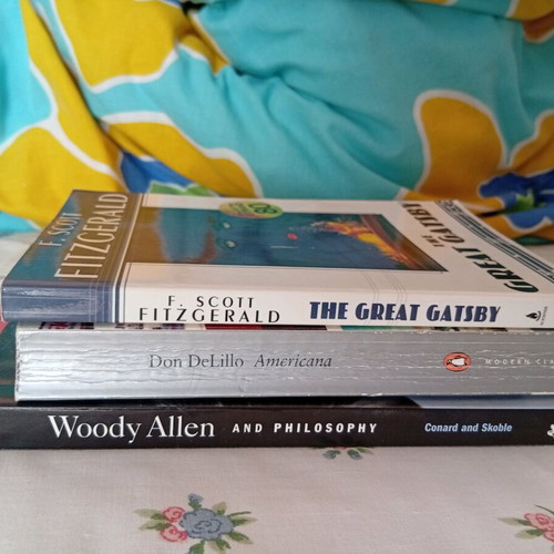 Books used Woody Allen and philosophy, Monty Python and philosophy, Americana, The Great Gatsby