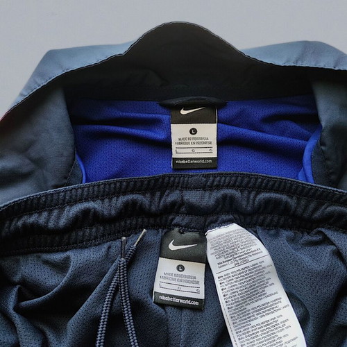 Vintage 2012–13 Nike FC Barcelona Tracksuit – Men’s Large – Navy & Royal Blue – Y2K Baggy Fit