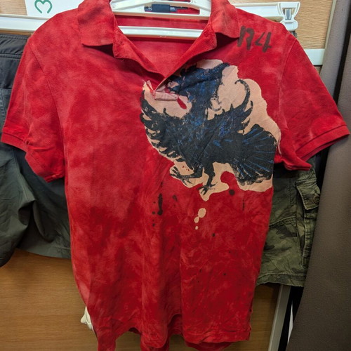 Polo Ralph Lauren Red Phoenix Polo Shirt like new, vintage rare