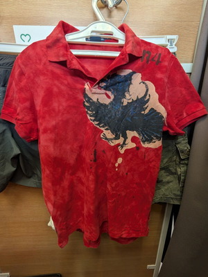 Polo Ralph Lauren Red Phoenix Polo Shirt like new, vintage rare