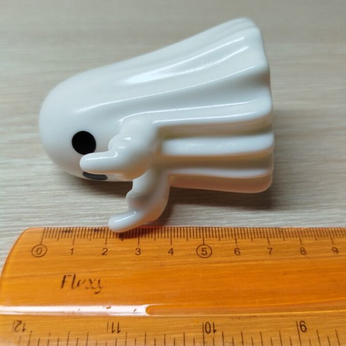Decorative Ghost from PVC, new, white, 7 cm