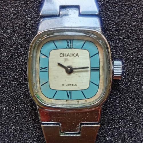 Chaika mechanical wristwatch USSR, women's
