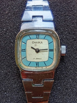 Chaika mechanical wristwatch USSR, women's