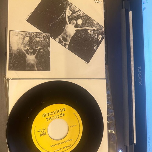 Virgin Prunes Moments And Mine 7inch bootleg like new, punk