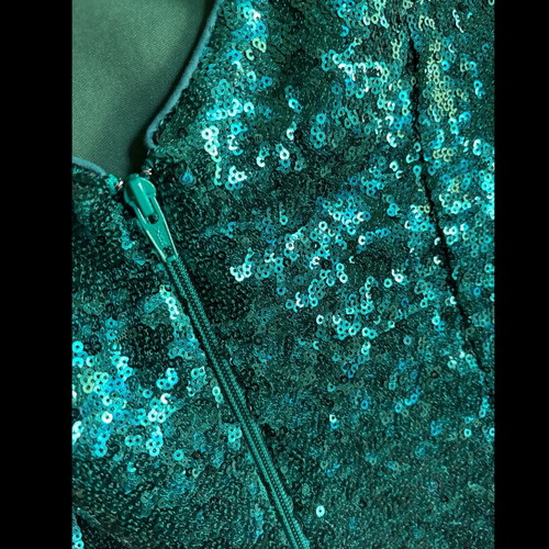 BSB sequin top new, green, size S