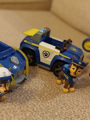 Paw Patrol Chase αστυνομικά οχήματα πακέτο 3 με φιγούρες μεταχειρισμένα