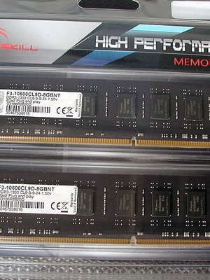 Ram G.SKILL F3-10600CL9D-8GBNT 8GB (2x4GB) DDR3 PC3-10600 1333MHz Dual Channel Kit καινούργιο