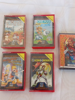 Ретро комплект от 5 колекционерски игри Spectrum 48K от 1980-те