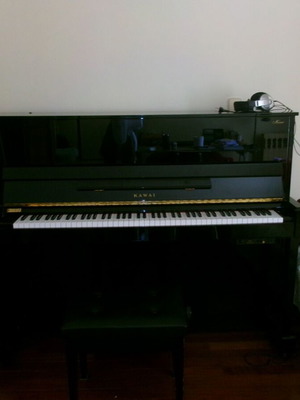 Kawai HAT-20 Silent piano used with stool and headphones