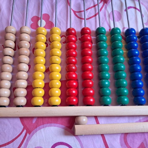 Wooden abacus for children like new
