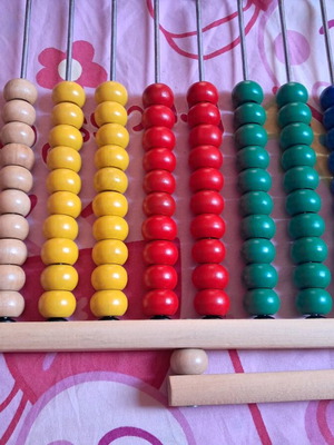 Wooden abacus for children like new