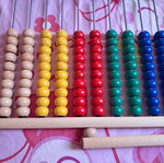 Wooden abacus for children like new