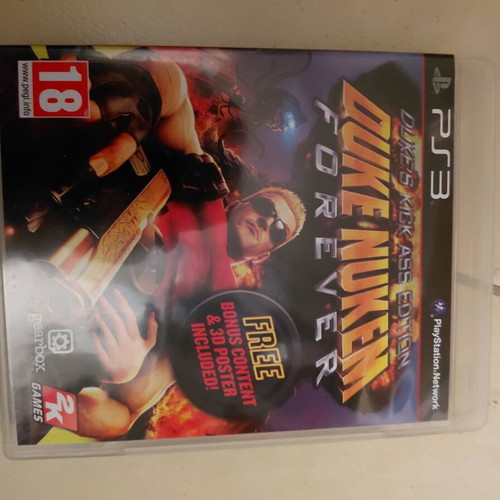 Duke Nukem Forever PS3 Kick Ass Edition like new