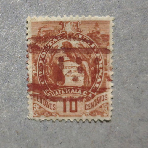 Guatemala 10 centavos 1884 stamp like new