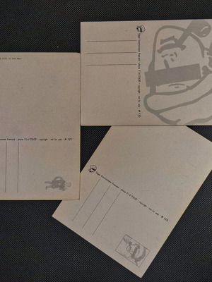 Συλλεκτικές ευχετήριες cartes postales Edgar Entertainment, σαν καινούργιες, πακέτο 3 τεμαχίων