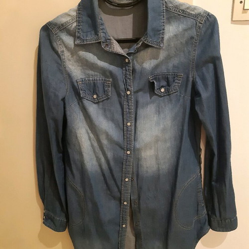 Denim shirt like new, blue, size S