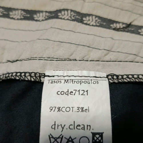 Designer women's pants by Greek designer like new, size M