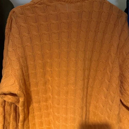 Knitted La Palma sweater like new, orange, size M