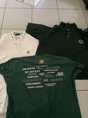Panathinaikos official merchandise set of 3 shirts like new