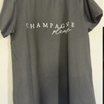 T-shirt Champagne Please, black, small