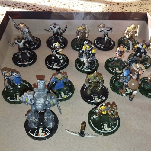 Mage Knight collectible pack with 31 miniatures used