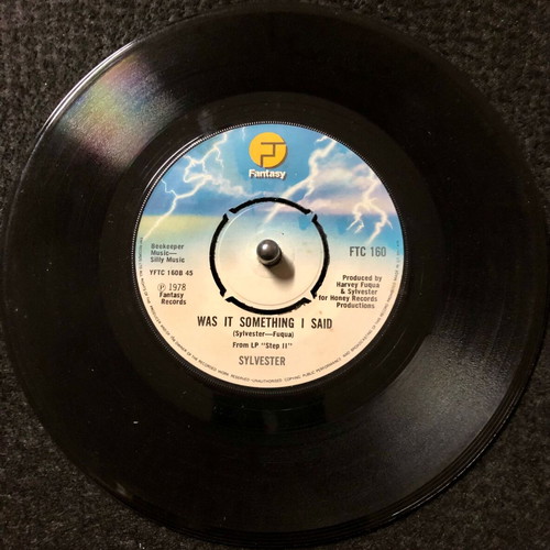 Sylvester You Make Me Feel (Mighty Real) 7" vinyl, 45 RPM, single used, pop