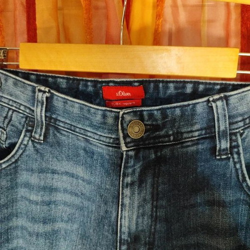 S.Oliver men's jeans used, regular fit, size L, blue