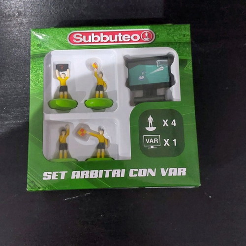 Subbuteo referee and VAR set brand new authentic in box