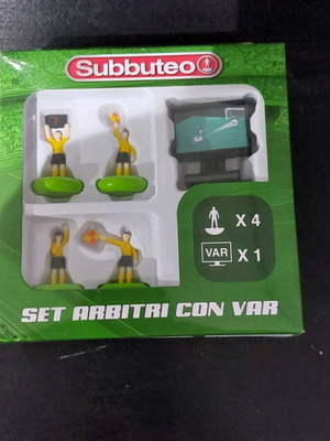Subbuteo referee and VAR set brand new authentic in box