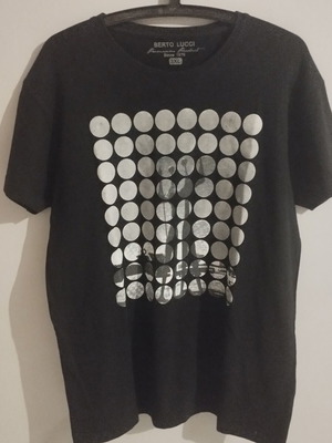Berto Lucci T shirt slim fit size 3XL, black